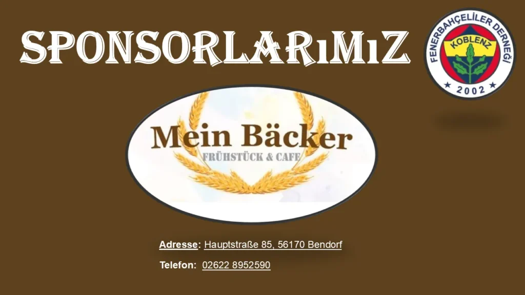 Mein Bäcker